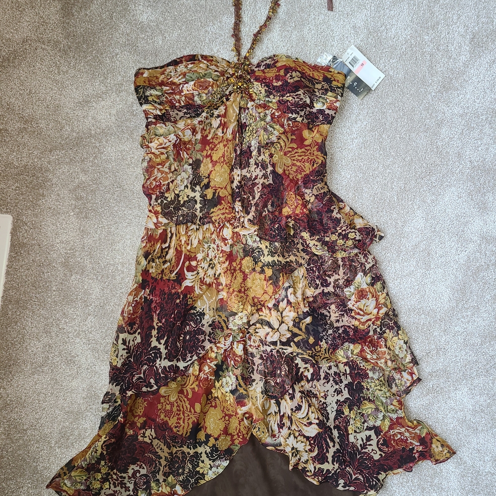 ECI Multicolor Asymmetrical Dress